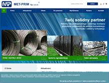 Tablet Screenshot of met-prim.pl